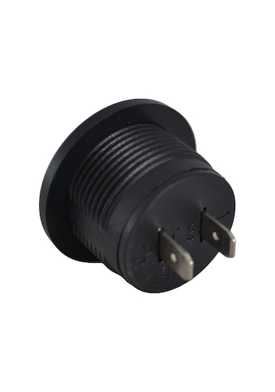 12v 24v Dc Voltmetre Yuvarlak Düz Kırmızı Rakam