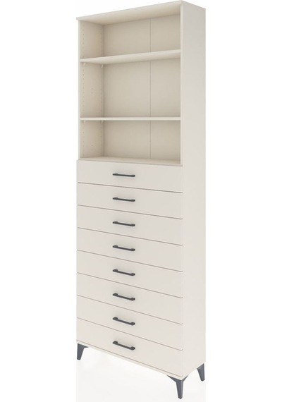 Arges Dolap 3 Raflı 8 Çekmeceli 88x30x243 Aytaşı-aytaşı Aytaşı