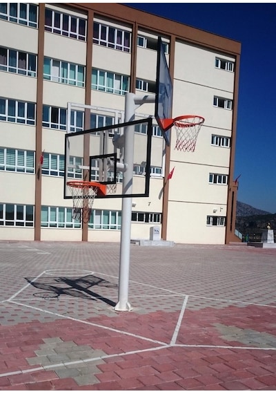 Adelinspor Basketbol Potası Üçlü Grup Kademeli Yük 10 MM Cam