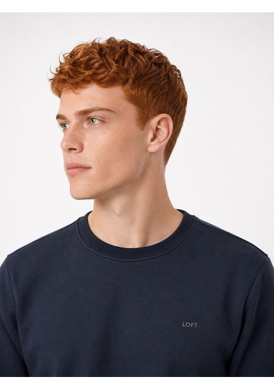 Loft Regular Fit Erkek Sweatshirt Lf2044038 Q1.v1 Koyu Lacivert