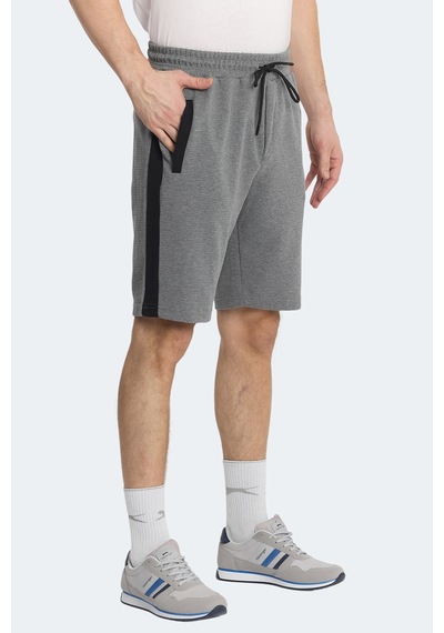 Slazenger Nando 2 Li Set Erkek Siyah - Koyu Gri Şort