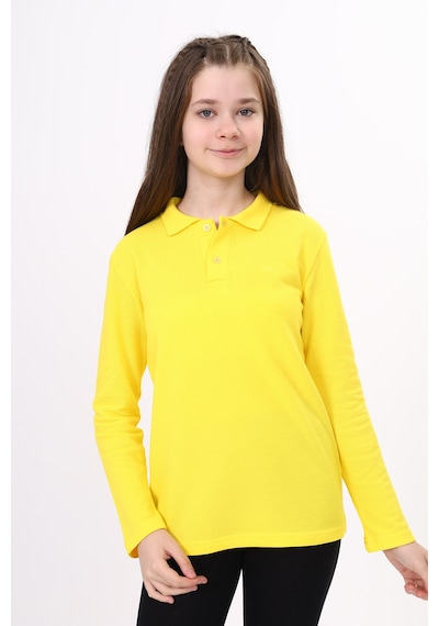 Toontoy Kids Toontoy Unisex Çocuk Nakışlı Tişört Sarı