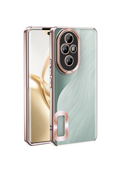 Honor 200 Pro Kılıf Kamera Lens Korumalı Logo Gösteren İnce Hafif Pazarplus Rose Gold