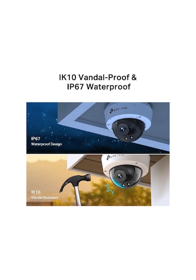 Tp-link Vıgı C240 2.8mm 4mp Full-color Dome Ip Kamera 1/3",30fps,fhd,h265+,poe