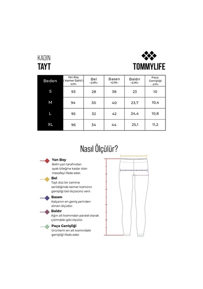 Tommy Life Tommy Lıfe Bayan Tayt Siyah T13by-94627