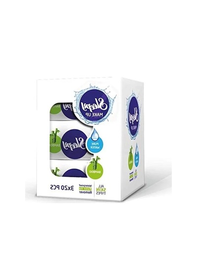 Bamboo Makyaj Temizleme Mendili, 3x20 Adet