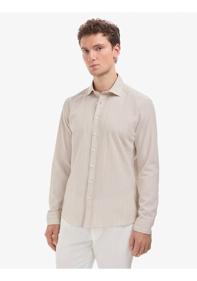 Pierre Cardin Erkek Bej Gömlek Desenli 50325330-vr011