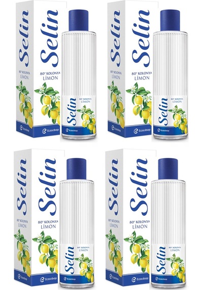 Selin Limon Kolonyası 200 Ml Pet X 4 Adet Yeni Ambalaj