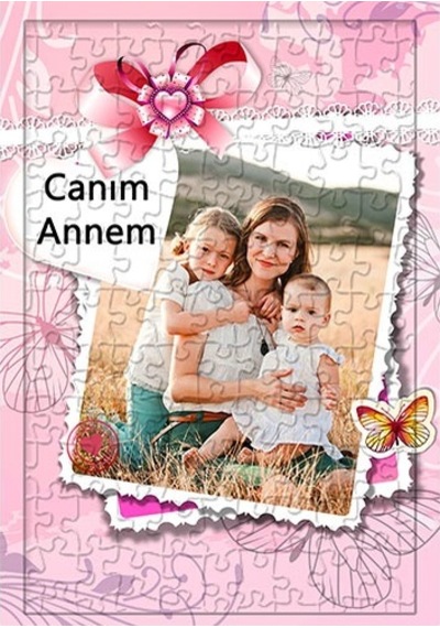 Anneler Günü Hediyesi - Fotoğraf Baskılı Yapboz Puzzle