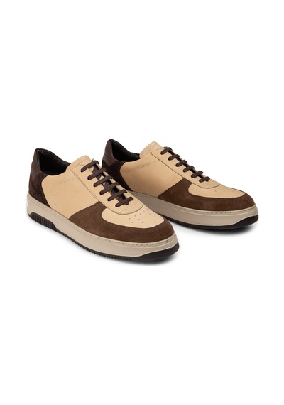 Deery Hakiki Deri Vizon Rengi Erkek Sneaker Ayakkabı - 01965Mvzne04 Vizon Deery Hakiki Deri Vizon Rengi Erkek Sneaker Ayakkabı - 01965Mvzne04 Vizon
