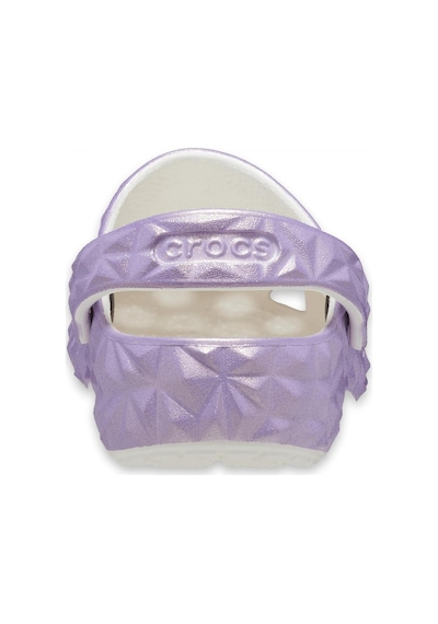 Crocs 209693 Classic Iridescent Geo Cgk Beyaz Çocuk Terlik Beyaz
