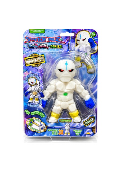 Stretchapalz The Mutants Series Syreno Süper Esnek Beyaz Robot Mutant Canavar Figür