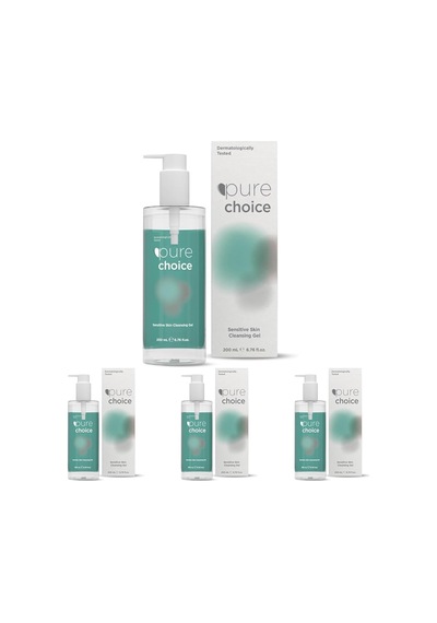 Tr Choice Hassas Ciltler Için Yüz Temizleme Jeli 200 Ml 4 Paketi