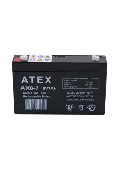 Ers Atex Ax6-7 6v 7ah Akü