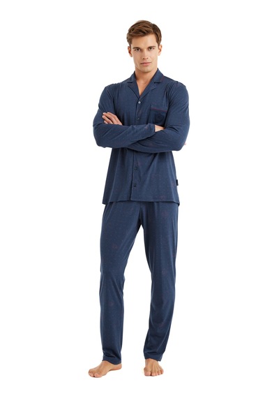 Blackspade Erkek Pijama Takımı 40574 - Lacivert