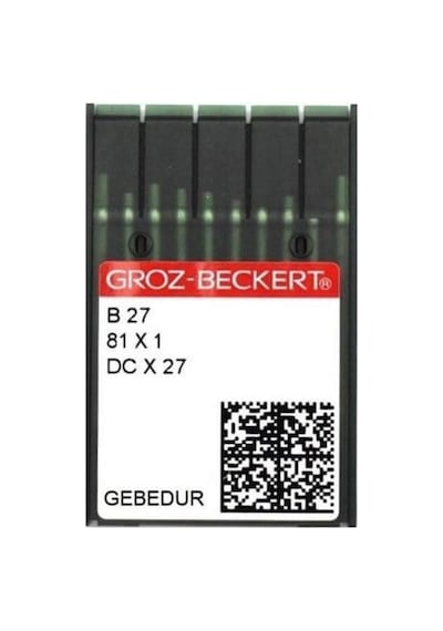 Overlok Makinesi İğnesi Groz Beckert Dcx27 B27 Gebedur 10 Numara 10/70 Overlok İğnesi 100 Adet