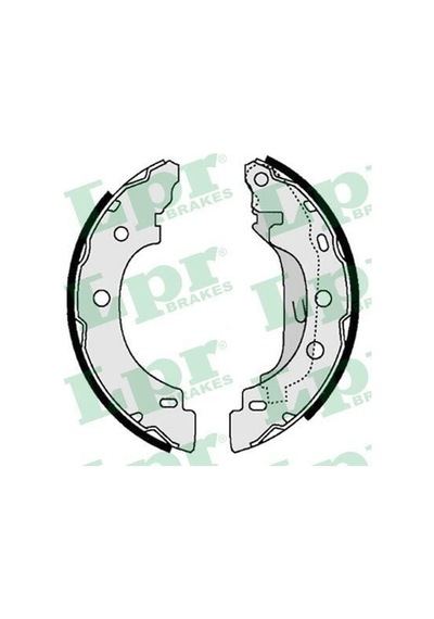 Lpr Fren Pabuç Balata Renault Clıo Iv Kangoo 2001-2007 Çap 203x