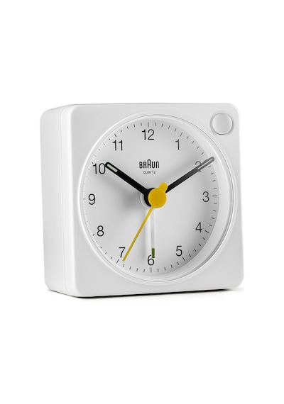 Braun Bc02xw Beyaz Klasik Seyahat Analaog Alarmlı Masa Saati Brn.bc02xw