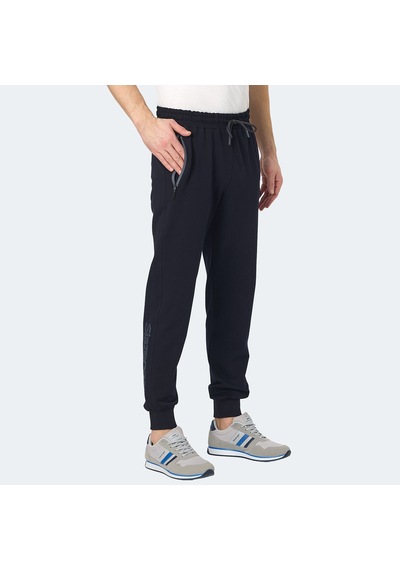 Slazenger NEAL KTN Erkek Fermuar Cepli Lacivert Eşofman Altı