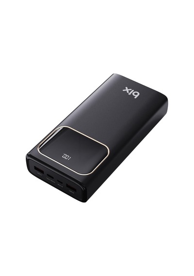 Pb303 30000mah 60w 2 Usb-a Ve Type-c Pd Çıkışlı Hızlı Şarj Destekli Led Göstergeli Powerbank Siyah