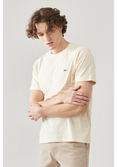 Lee Erkek T Shirt L60UFQ102 EKRU Ekru