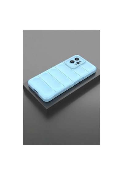 Newface Realme Gt2 Pro 5g Kılıf Optimum Silikon - Sky Blue Çokrenkli