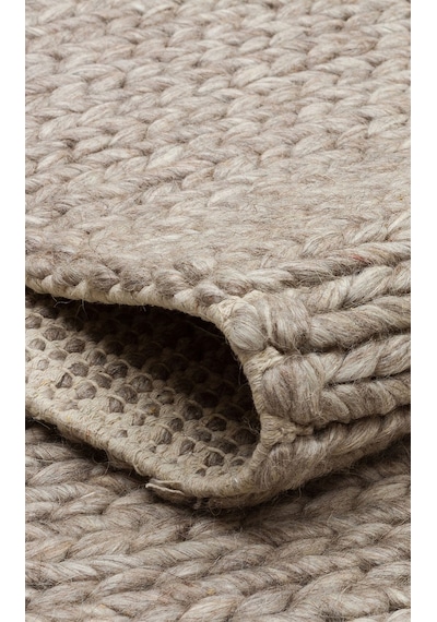 Eko Halı Jade Basketweave Brown Naturel Kazak Örgü Desenli El Dokuma Örgü Halı - 170X240