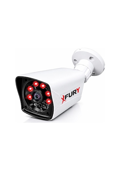 Fury 8 Kameralı Güvenlik Kamera Seti 2mp 1080p Full Hd 6 Atom Led Gece Görüşlü 1 Tb Hdd 5525