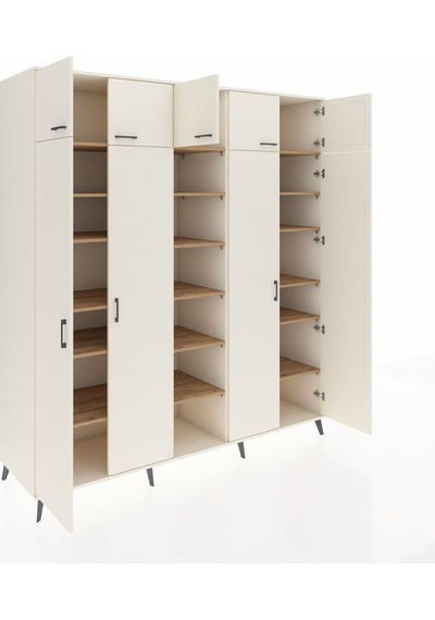 Kronos Dolap 18 Raflı 9 Kapaklı 220x59x243 Aytaşı-aytaşı/çam Aytası/atlas Çam - Aytası
