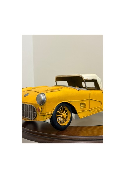 Vintage Model Metal Klasik Araba Maketi Ev Ve Ofis İçin Dekoratif Biblo