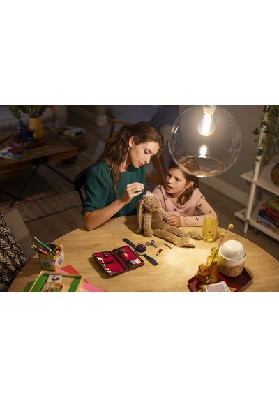 Lexroo Led Classic 40w B35 Led Mum Filament Ampul, 2700k Beyaz Işık, E14 İnce Duy, Dim Edilmez Standart