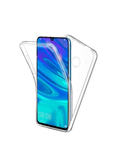 Huawei Y7 Prime 2019 Çift Taraflı Silikon Kılıf Şeffaf