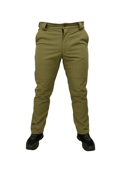 Mysia Outdoor Açık Haki Soft Shell Pantolon İçi Polarlı Haki