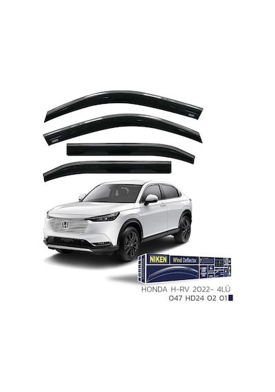 Honda Hrv 2022 2023 Niken Kromlu Cam Rüzgarlığı 4'lü