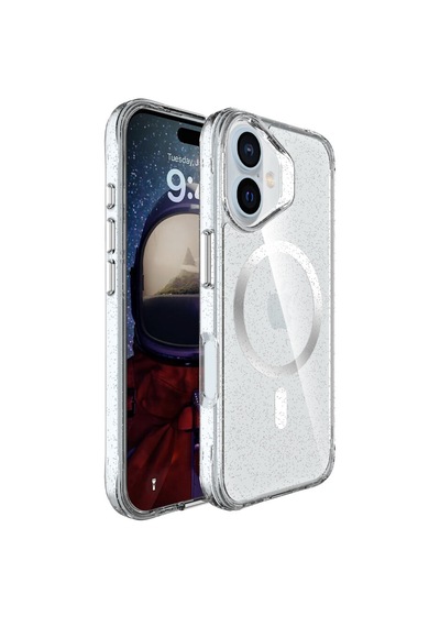 Bix iPhone Uyumlu 16 Plus Magsafe Simli Kılıf Shock Pocket Darbe Emici Teknolojili Çizilmeye Dayanıklı Simli Şeffaf Bix iPhone Uyumlu 16 Plus Magsafe Simli Kılıf Shock Pocket Darbe Emici Teknolojili Çizilmeye Dayanıklı Simli Şeffaf