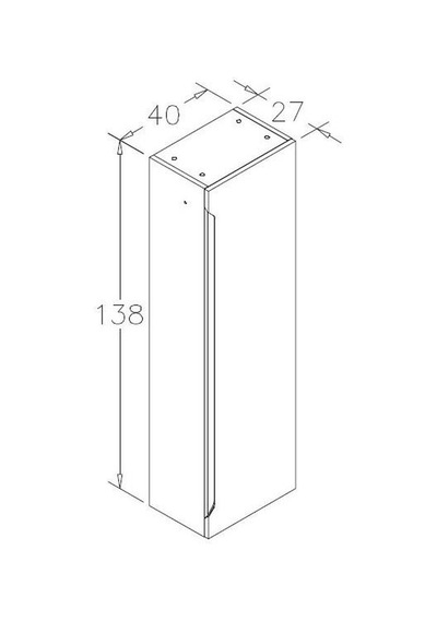 Orka Varna 40 Cm Mdf Mat Kaşmir Banyo Boy Dolabı Çok Renkli Orka Varna 40 Cm Mdf Mat Kaşmir Banyo Boy Dolabı Çok Renkli