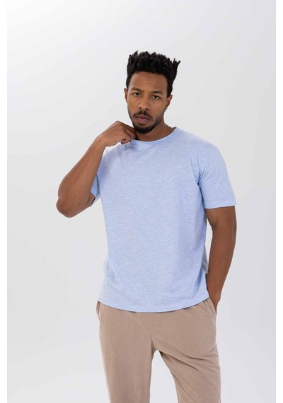 Monox Erkek Melanj Tshirt Mavi