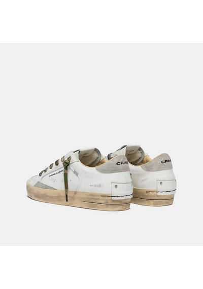 Sneaker Erkek 19108pp8.10 Crime London Sk8 Deluxe 10/c08k White Beyaz