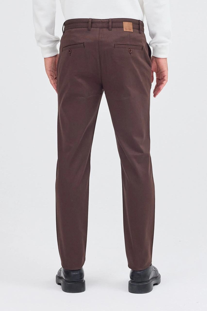 İmza Sütlü Kahverengi Yan Cep Düz Paça Pamuklu Slim Fit Chino Casual Pantolon 1003255155 - Sütlü Kahverengi İmza Sütlü Kahverengi Yan Cep Düz Paça Pamuklu Slim Fit Chino Casual Pantolon 1003255155 - Sütlü Kahverengi