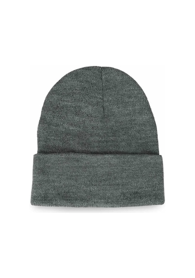 Unisex Katlamalı Füme Bere Gri