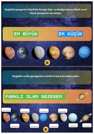 Cırt Cırtlı Gezegenler Yaz - Sil Kitabı
