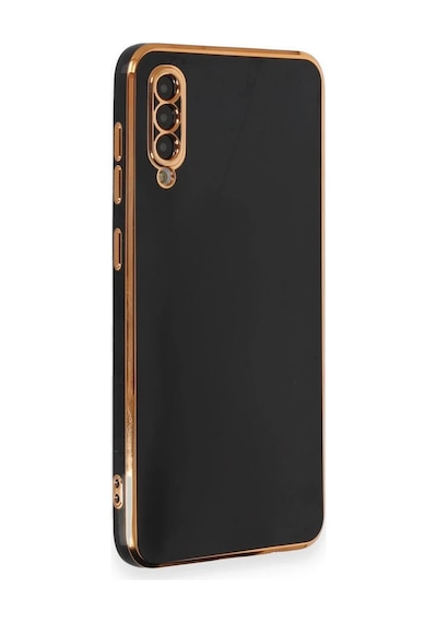 Newface - 465 - Samsung Galaxy A50 Kılıf Volet Silikon - Kmrsfres - - Siyah