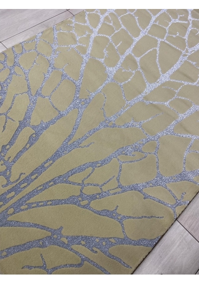 Saray Halı Vizyon 11145 Rs 150X230 Krem Gri Simli Ağaç Model 4 M2