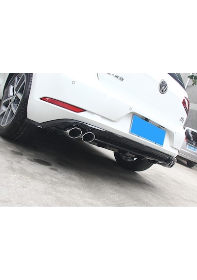 Vw Golf 7.5 Difizör 2018 - 2020 Difüzör Abs Plastik 4 Egzozlu