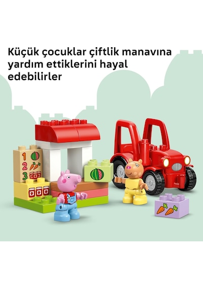 Duplo Peppa Pig Traktör Ve Pazar 10468