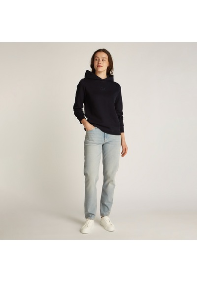 Calvin Klein Satin Regular Kadın Siyah Sweatshirtdüzk20k207954