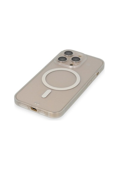 Apple iPhone Uyumlu , 14 Pro Kılıf Grand Magneticsafe Kapak - Şeffaf