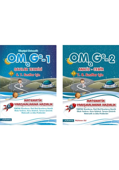 Altın Nokta Yayınları Omage 6.7.8. Sınıf Matematik Yarışmalarına Hazırlık Seti 2 Kitap