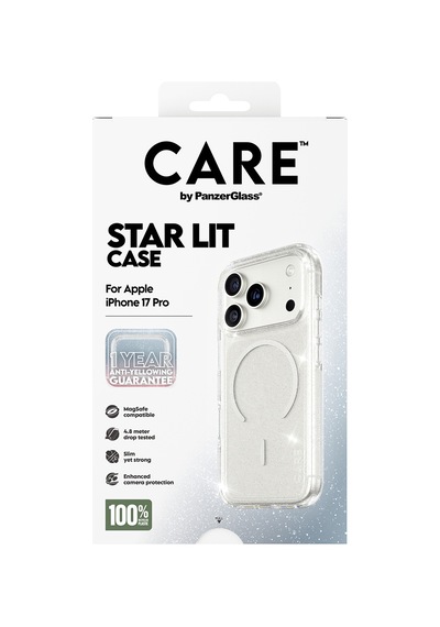 Care By Panzerglass Flagship Apple Uyumlu iPhone 17 Pro Urban Explorer Star Lit Beyaz Magsafe Kılıf