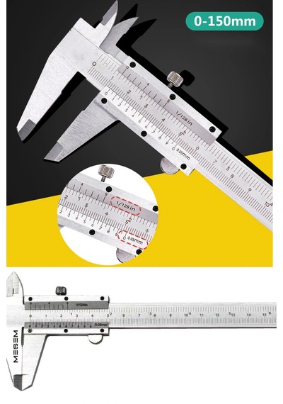 Kumpas - Çelik Kumpas 0,01 Mm - 150mm 6inc Crchmgo